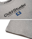 Odd Studio (オッドスタジオ)　PIXEL STANDARD T-SHIRTS - GRAY