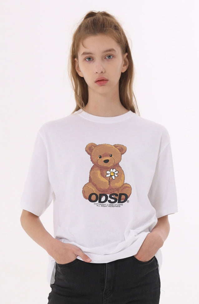 Odd Studio (オッドスタジオ)　BIG BEAT T-SHIRTS - WHITE