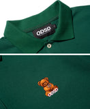 Odd Studio (オッドスタジオ)　UNION BEAR PK T-SHIRTS - GREEN