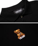 Odd Studio (オッドスタジオ)　UNION BEAR PK T-SHIRTS - BLACK