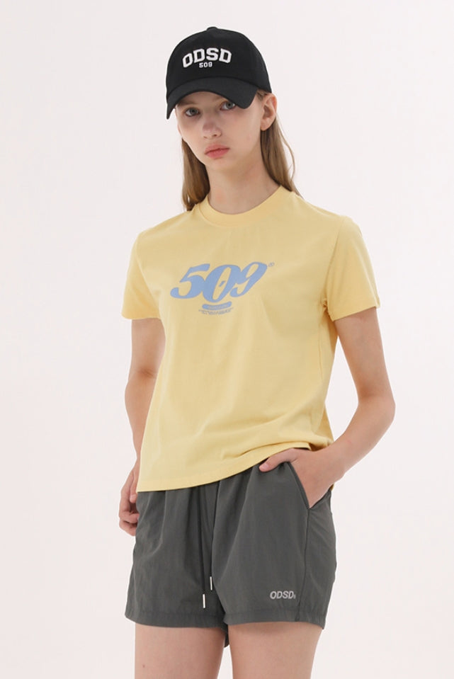 Odd Studio (オッドスタジオ)　509 LOGO T-SHIRTS - YELLOW