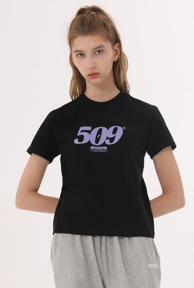 Odd Studio (オッドスタジオ)　509 LOGO T-SHIRTS - BLACK