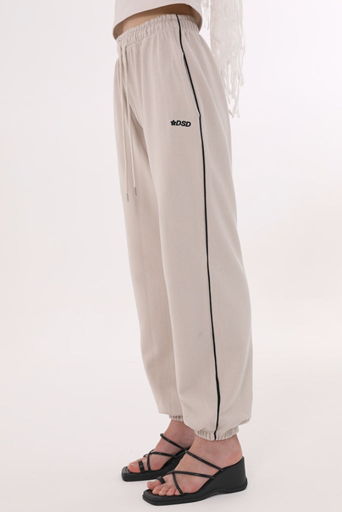 Odd Studio (オッドスタジオ)　LINE JOGGER PANTS - WARM SAND
