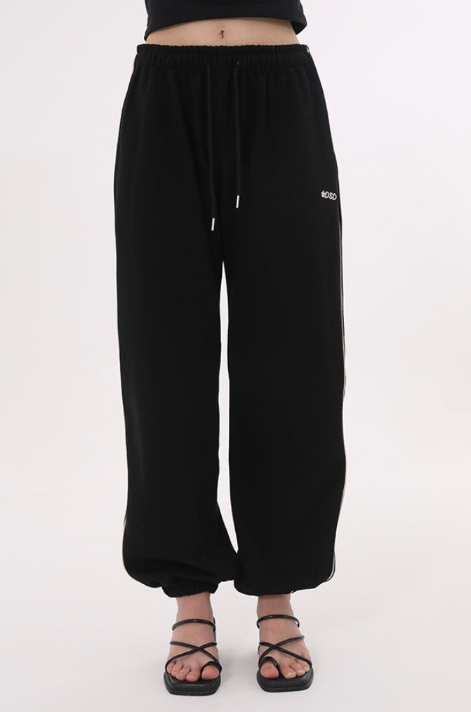 Odd Studio (オッドスタジオ)　LINE JOGGER PANTS - BLACK
