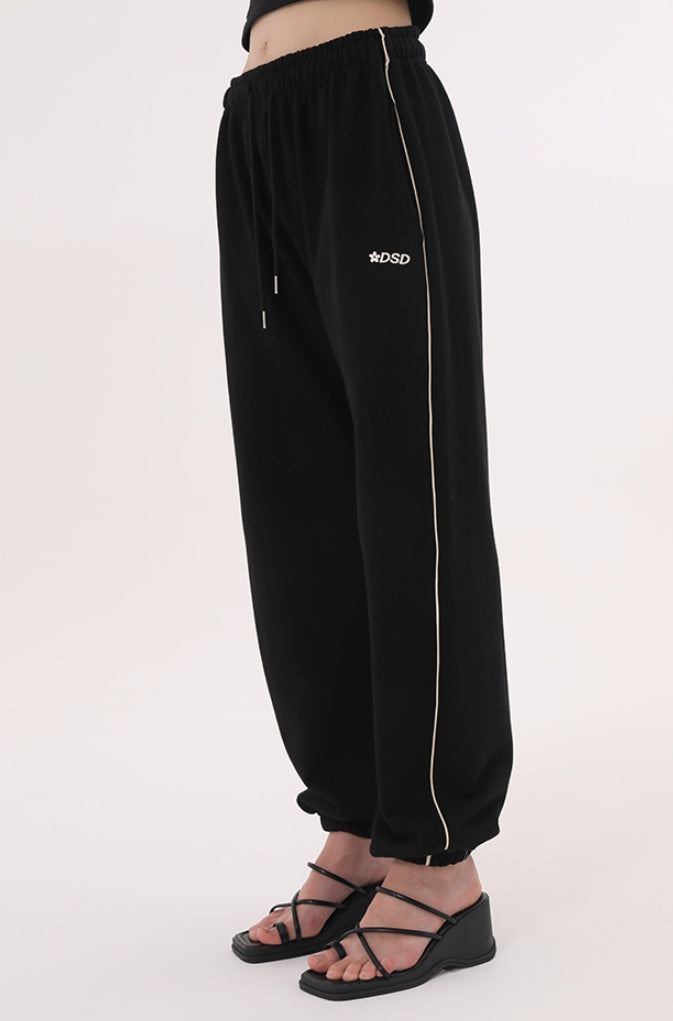 Odd Studio (オッドスタジオ)　LINE JOGGER PANTS - BLACK