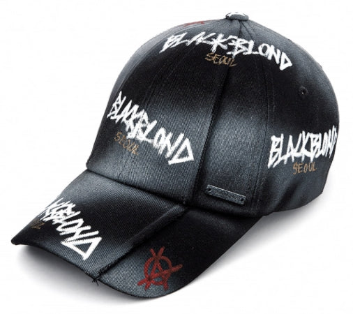 ブラックブロンド(BLACKBLOND)  BBD Disorder Graffiti Logo Cap (Black)