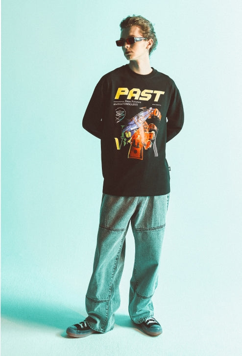 シディスコンマ(SHETHISCOMMA) PAST ROCKET T(2COLOR)