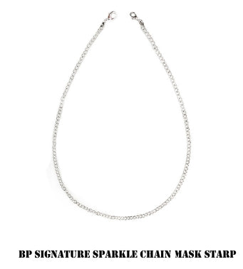 BLACKPURPLE (ブラックパープル)  Black Purple Signature Sparkle Chain Mask Strap