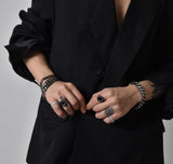 BLACKPURPLE (ブラックパープル)  SMOKE VINTAGE CHANIN BRACELET