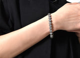 BLACKPURPLE (ブラックパープル)  snow crystal bracelet - silver