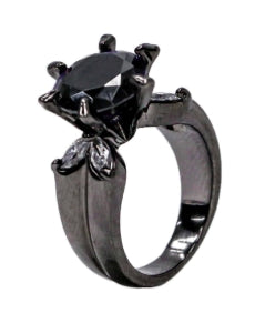 BLACKPURPLE (ブラックパープル) Chateauwyge Bijou Ring (Black)