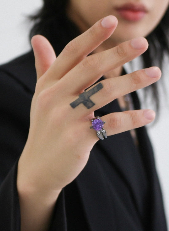 BLACKPURPLE (ブラックパープル) Chateauwyge Bijou Ring (Purple)