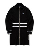 ロマンティッククラウン(ROMANTIC CROWN)  COTTON ZIP UP DRESS_BLACK