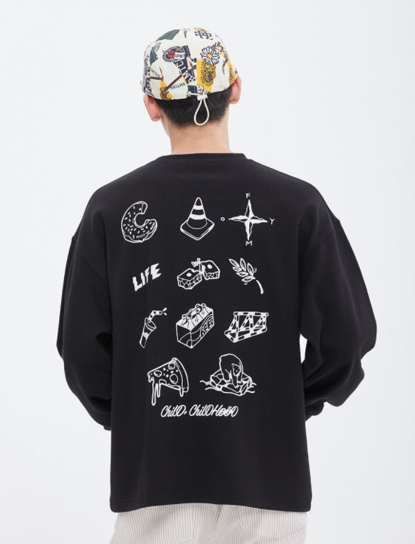 ロマンティッククラウン(ROMANTIC CROWN) MEMORIZE LONG SLEEVE_BLACK