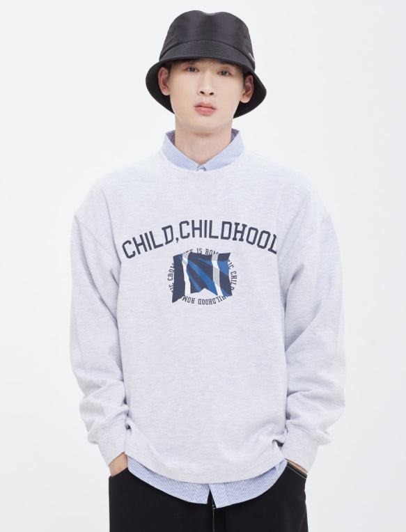 ロマンティッククラウン(ROMANTIC CROWN) CHILDHOOD LONG SLEEVE_LIGHT GREY