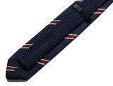 ロマンティッククラウン(ROMANTIC CROWN)  STRIPE KNIT TIE_NAVY