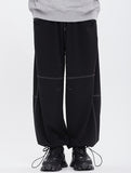 ロマンティッククラウン(ROMANTIC CROWN)  WIDE STRING PANTS_BLACK