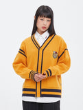 ロマンティッククラウン(ROMANTIC CROWN)   PREPPY KNIT CARDIGAN_YELLOW