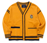 ロマンティッククラウン(ROMANTIC CROWN)   PREPPY KNIT CARDIGAN_YELLOW