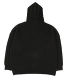 アジョバイアジョ(AJOBYAJO) Oversized (19) Slogan Wool Knit Hoodie [Black]