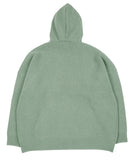 アジョバイアジョ(AJOBYAJO) Oversized (19) Slogan Wool Knit Hoodie [Mint]