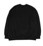 アジョバイアジョ(AJOBYAJO) Flocked (19) Slogan Sweatshirt [Black]