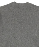 アジョバイアジョ(AJOBYAJO) Oversized (20) Slogan Wool Knit Sweater [Melange Grey]