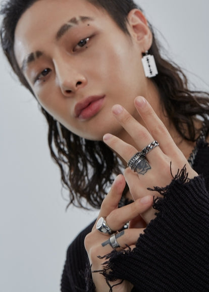 BLACKPURPLE (ブラックパープル) HODE CHAINE RING