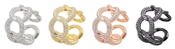 BLACKPURPLE (ブラックパープル) PONDELL CUBIC CHAIN RING (OpenRing)