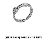 BLACKPURPLE (ブラックパープル) [silver925] RORO SMILE RING