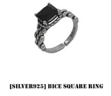 BLACKPURPLE (ブラックパープル) [silver925] BICE SQUARE RING