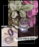 BLACKPURPLE (ブラックパープル) LILLY PIECE RING (PURPLE)