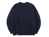 mahagrid (マハグリッド)  COBY VARSITY SWEATSHIRT [NAVY]