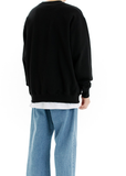 mahagrid (マハグリッド)  COBY VARSITY SWEATSHIRT [BLACK]