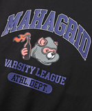 mahagrid (マハグリッド)  COBY VARSITY SWEATSHIRT [BLACK]