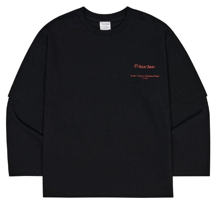 ReinSein（レインセイン）REINSEIN BLACK LONG SLEEVE LAYERED T