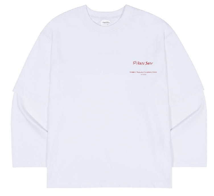 ReinSein（レインセイン）REINSEIN WHITE LONG SLEEVE LAYERED T