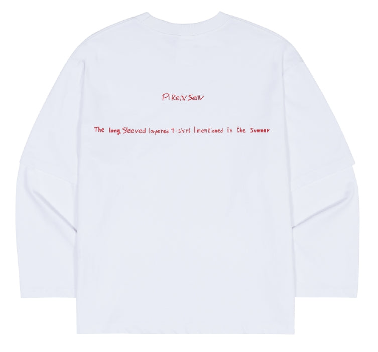 ReinSein（レインセイン）REINSEIN WHITE LONG SLEEVE LAYERED T