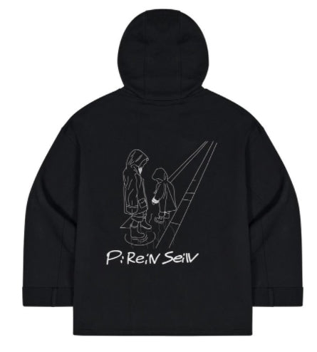 ReinSein（レインセイン）REINSEIN BLACK ILLUSTRATION HOODIE