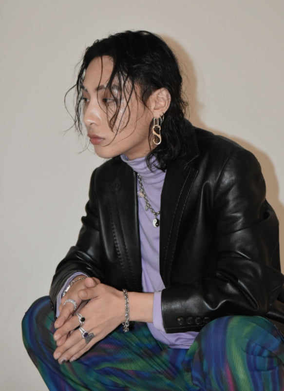 BLACKPURPLE (ブラックパープル)  GOTHIC CUBIC RING