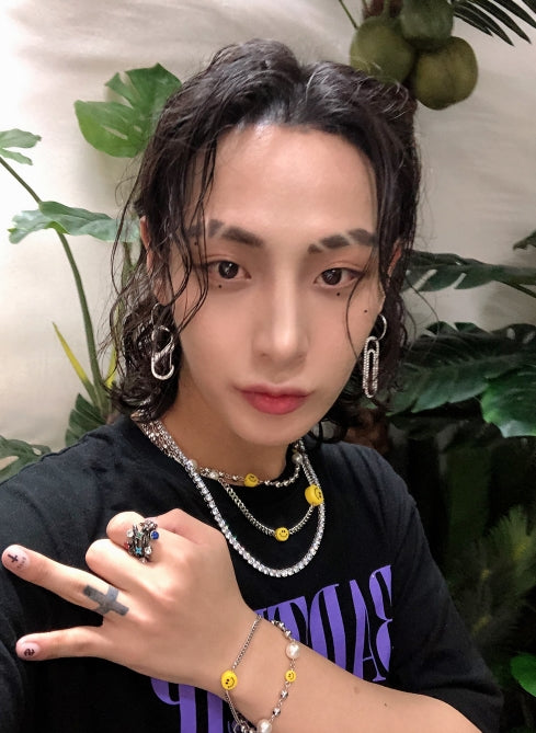 BLACKPURPLE (ブラックパープル)  BLACKPURPLE SMILE & PEARL NECKLACE