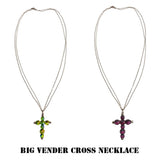 BLACKPURPLE (ブラックパープル) BIG BANDER CROSS NECKLACE