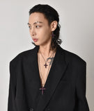 BLACKPURPLE (ブラックパープル) BIG BANDER CROSS NECKLACE