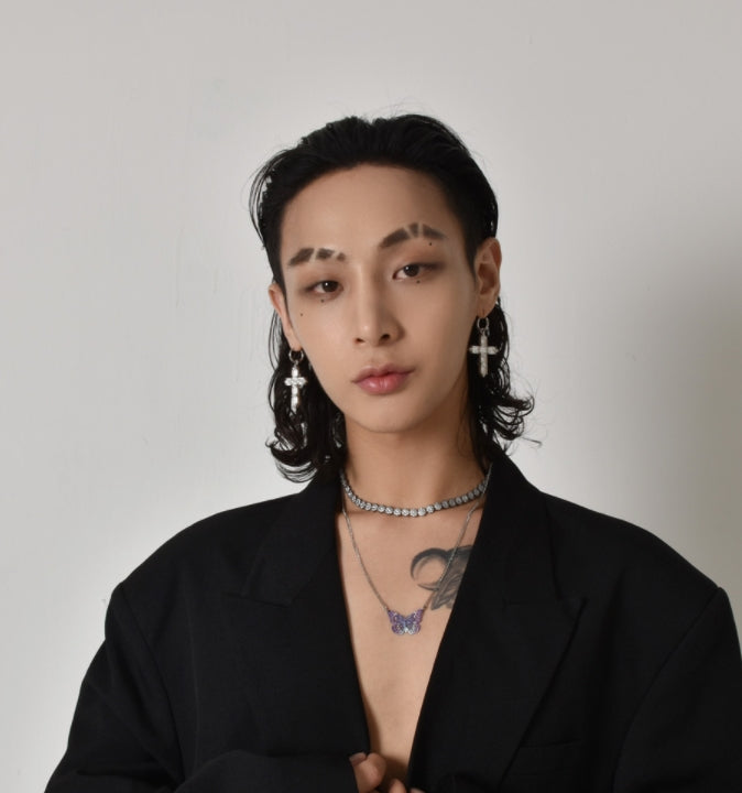 BLACKPURPLE (ブラックパープル) SIMPLE BUTTERFLY NECKLACE