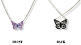 BLACKPURPLE (ブラックパープル) SIMPLE BUTTERFLY NECKLACE