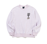 ロマンティッククラウン(ROMANTIC CROWN) PLAY DICE SWEAT SHIRT_MELANGE PURPLE