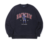 ロマンティッククラウン(ROMANTIC CROWN) MY SCOUT SWEAT SHIRT_NAVY