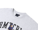 ロマンティッククラウン(ROMANTIC CROWN) MY SCOUT SWEAT SHIRT_LIGHT GRAY