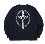 ロマンティッククラウン(ROMANTIC CROWN) HAND SIGN LONG SLEEVE_NAVY