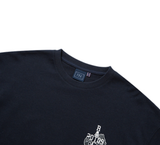 ロマンティッククラウン(ROMANTIC CROWN) HAND SIGN LONG SLEEVE_NAVY